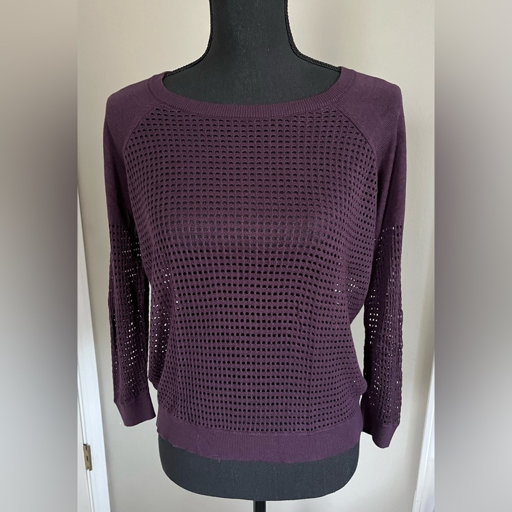 Express women’s open knit sweater Medium